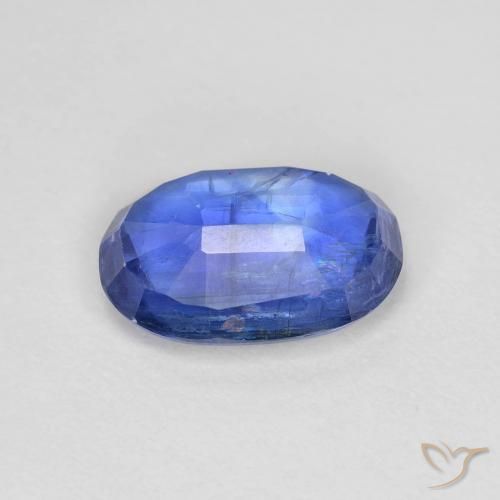 Disthène Bleu azur profond naturelle ovale, 2.65 ct, VS-SI