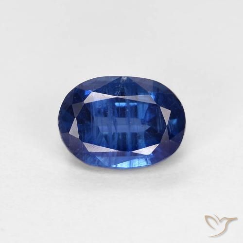 1.16ct Naturel Bleu marine Disthène, ovale, VS-SI