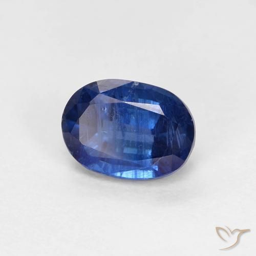 Disthène Bleu marine naturelle ovale, 1.16 ct, VS-SI
