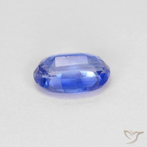 Disthène Bleu azur profond naturelle ovale, 0.91 ct, SI