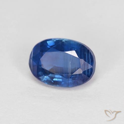 Disthène Bleu marine naturelle ovale, 1.20 ct, VS-SI