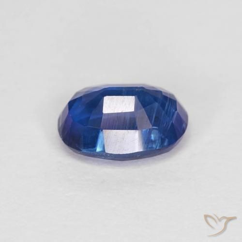 Disthène Bleu marine naturelle ovale, 1.20 ct, VS-SI