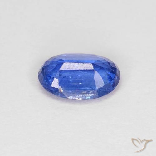Disthène Bleu foncé naturelle ovale, 0.85 ct, VS-SI