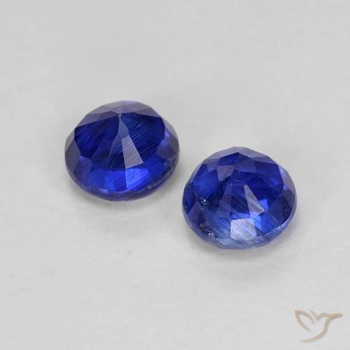 Shop natural 0.66ct Bleu marine intense Disthène gems, Tour, from Népal at GemSelect. In stock, global shipping!