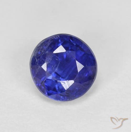0.78ct Naturel Bleu électrique Disthène, Tour, VS