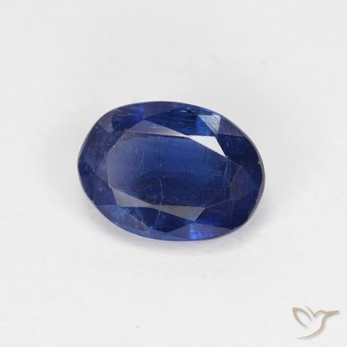 Disthène Bleu marine naturelle ovale, 1.08 ct, VS-SI