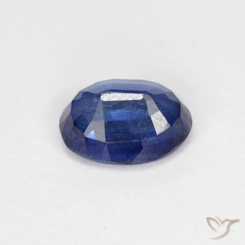 Disthène Bleu marine naturelle ovale, 1.08 ct, VS-SI