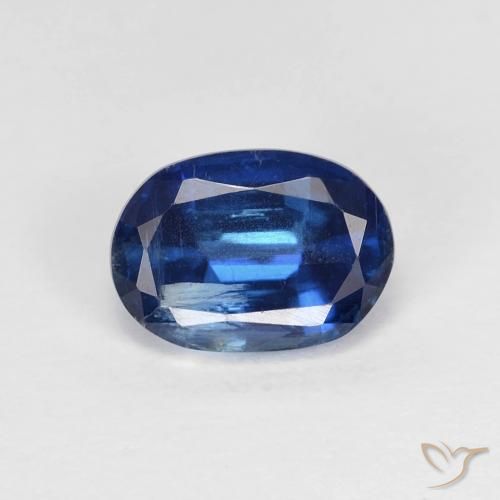 1.15ct Naturel Bleu marine Disthène, ovale, VS-SI