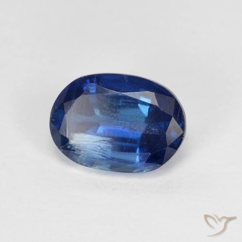 Disthène Bleu marine naturelle ovale, 1.15 ct, VS-SI