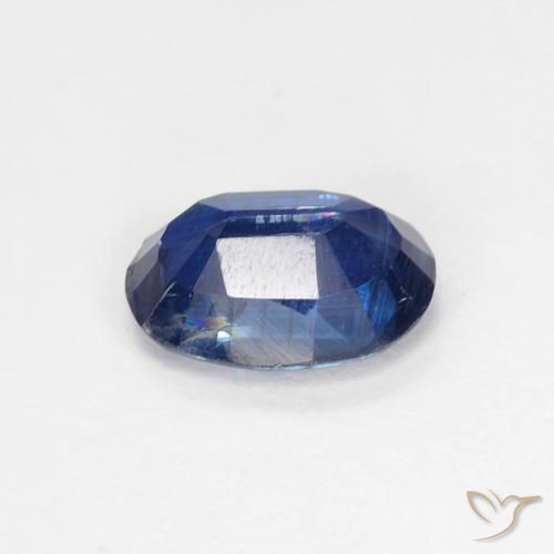 Disthène Bleu marine naturelle ovale, 0.99 ct, VS-SI