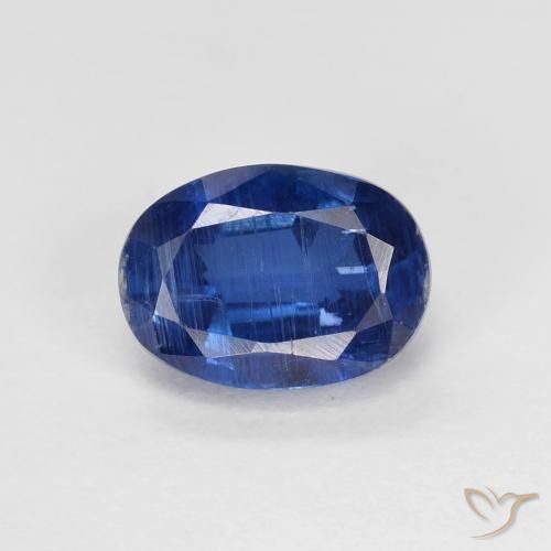 1.31ct Naturel Bleu marine Disthène, ovale, VS-SI