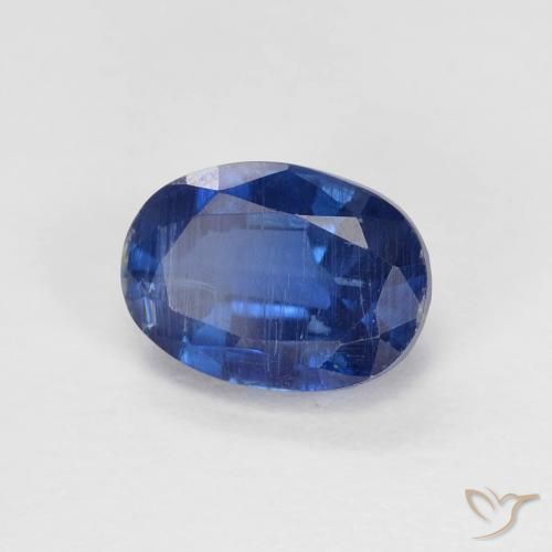 Disthène Bleu marine naturelle ovale, 1.31 ct, VS-SI