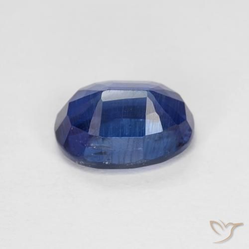 Disthène Bleu marine naturelle ovale, 1.31 ct, VS-SI