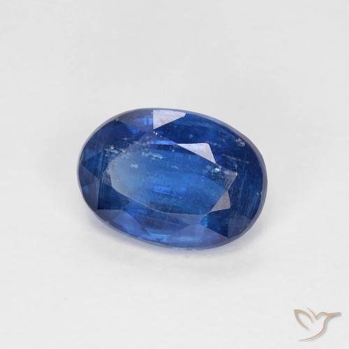 Disthène Bleu marine naturelle ovale, 1.01 ct, VS-SI