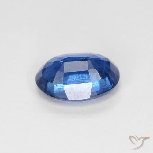 Disthène Bleu marine naturelle ovale, 1.01 ct, VS-SI