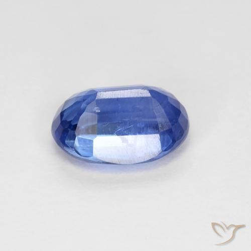 Disthène Bleu foncé naturelle ovale, 1.06 ct, VS-SI