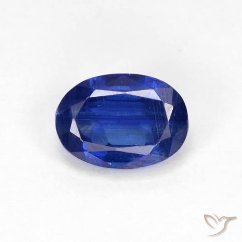1.19ct Naturel Bleu marine Disthène, ovale, VS