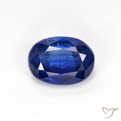 1.18ct Naturel Bleu marine Disthène, ovale, VS-SI