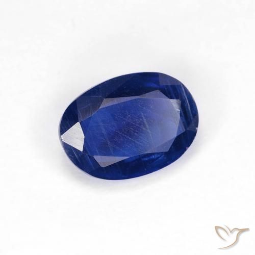 Disthène Bleu marine intense naturelle ovale, 1.05 ct, VS-SI