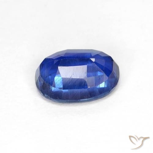 Disthène Bleu marine intense naturelle ovale, 1.05 ct, VS-SI