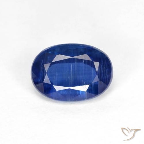 1.04ct Naturel Bleu foncé Disthène, ovale, VS-SI