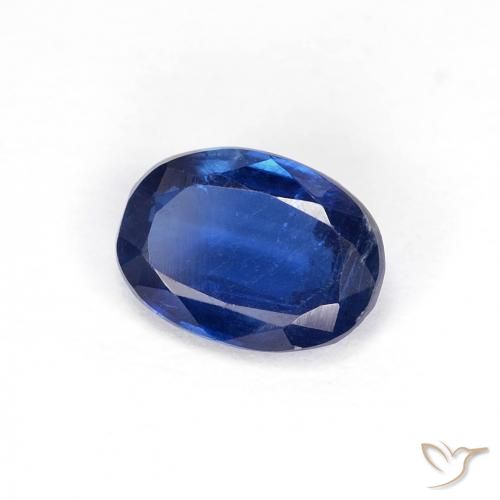 Disthène Bleu marine naturelle ovale, 0.97 ct, VS-SI