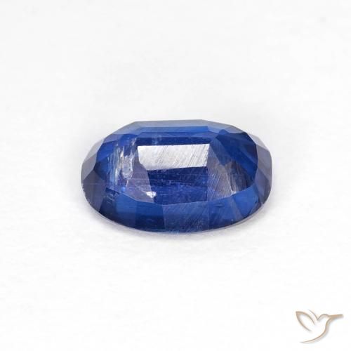 Disthène Bleu marine naturelle ovale, 0.97 ct, VS-SI