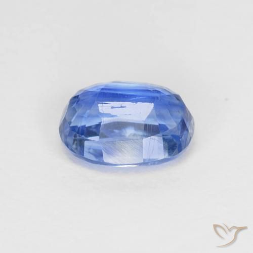 Disthène Bleu marine léger naturelle ovale, 1.09 ct, VS-SI