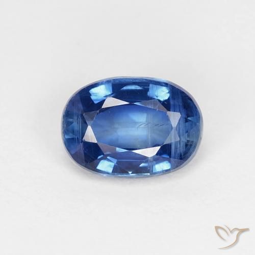 1.15ct Naturel Bleu marine Disthène, ovale, VS-SI