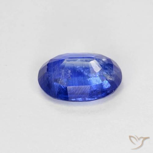 Disthène Bleu azur profond naturelle ovale, 1.01 ct, SI