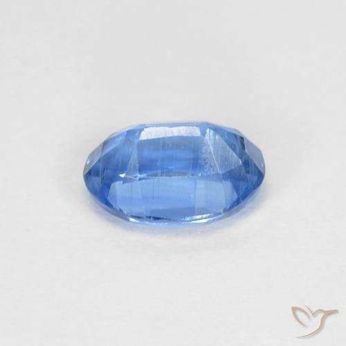 Disthène Bleu moyen naturelle ovale, 1.09 ct, VS-SI