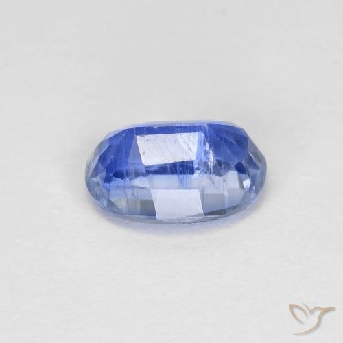 Disthène Bleu foncé naturelle ovale, 1.07 ct, VS-SI