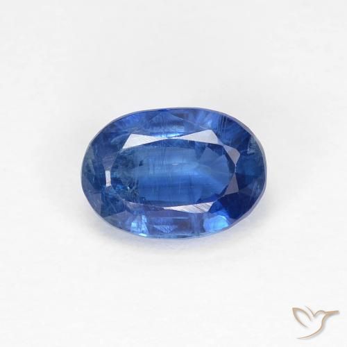 1.20ct Naturel Bleu marine Disthène, ovale, VS-SI