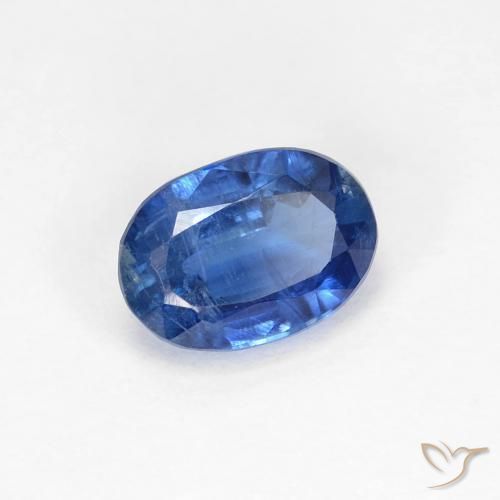 Disthène Bleu marine naturelle ovale, 1.20 ct, VS-SI