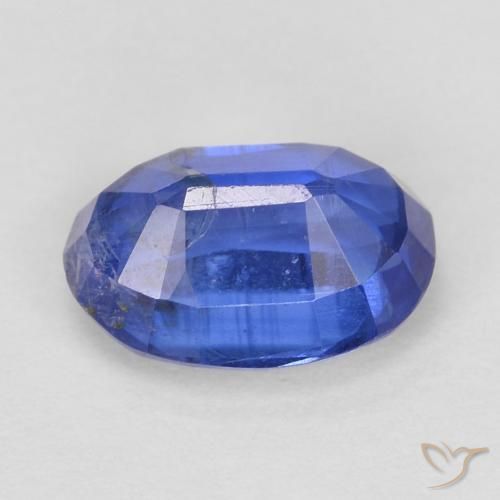 Disthène Bleu marine naturelle ovale, 1.09 ct, SI