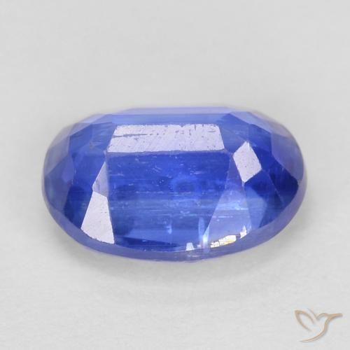 Disthène Bleu azur profond naturelle ovale, 1.16 ct, SI