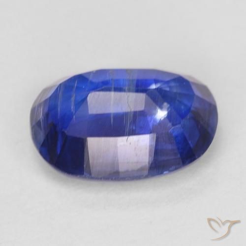 Disthène Bleu marine intense naturelle ovale, 1.15 ct, SI