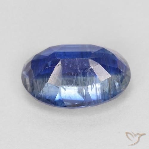 Disthène Bleu marine intense naturelle ovale, 1.00 ct, SI