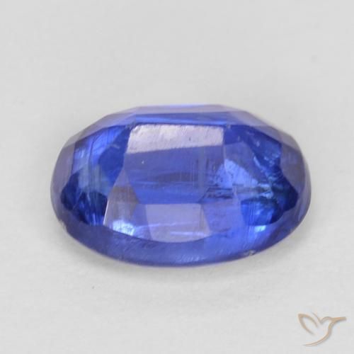 Disthène Bleu azur profond naturelle ovale, 1.08 ct, SI