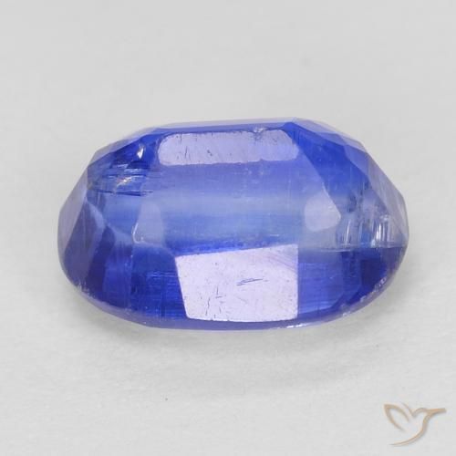 Disthène Bleu azur profond naturelle ovale, 1.30 ct, SI