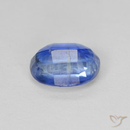 Disthène Bleu foncé naturelle ovale, 2.57 ct, SI