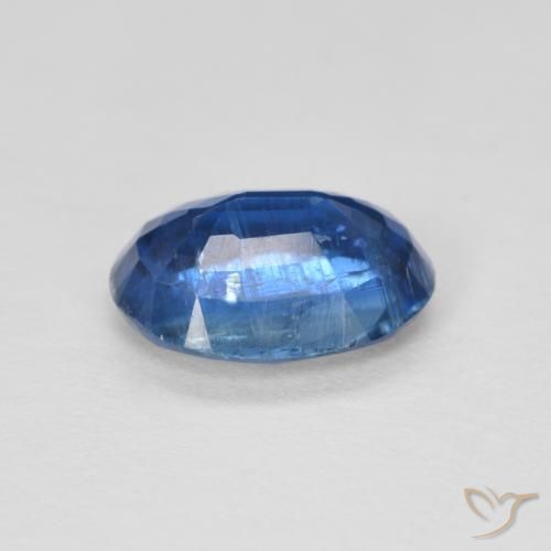 Disthène Bleu marine naturelle ovale, 1.38 ct, SI