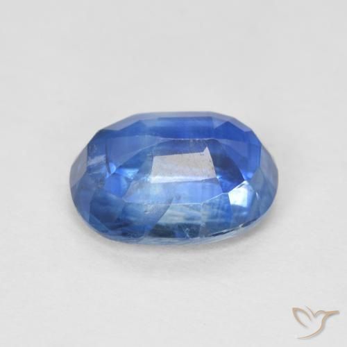 Disthène Bleu foncé naturelle ovale, 1.72 ct, SI