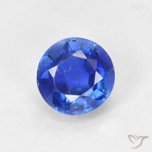 0.80ct Naturel Bleu marine Disthène, Tour, VS
