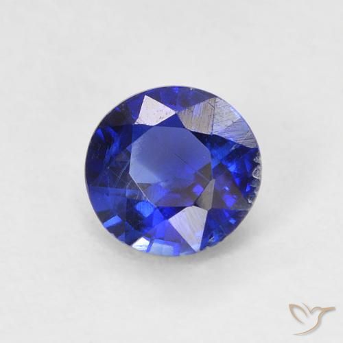 0.66ct Naturel Bleu marine Disthène, Tour, VS