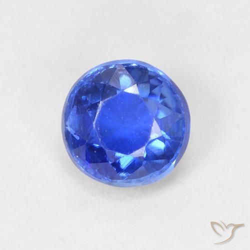 0.73ct Naturel Bleu foncé Disthène, Tour, VS-SI