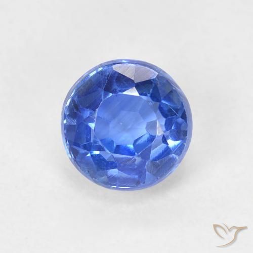 0.91ct Naturel Bleu foncé Disthène, Tour, VS