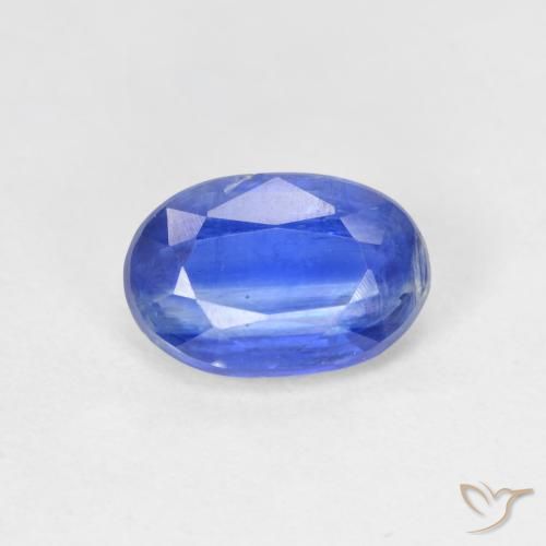 2.21ct Naturel Bleu franc Disthène, ovale, SI