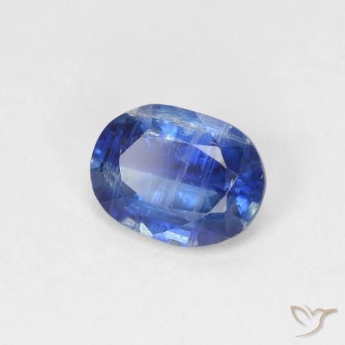Disthène Bleu marine naturelle ovale, 1.57 ct, SI