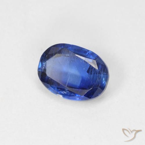 Disthène Bleu marine naturelle ovale, 1.11 ct, SI